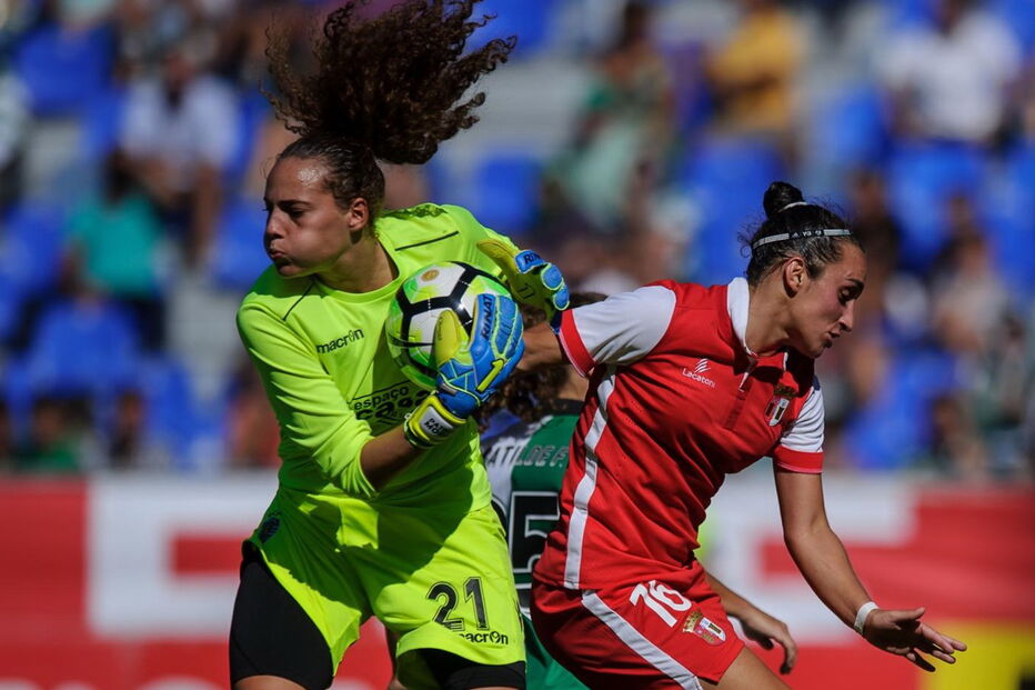 Equipas femininas do Sporting e do Braga defrontaram-se na supertaça em setembro de 2017