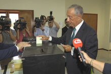 Marcelo Rebelo de Sousa vota em Celorico de Basto