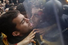 As imagens que marcam o referendo na Catalunha