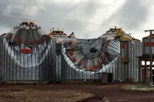 Imagens da destruição em Tupanciretã, Brasil