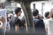 Sofia Ribeiro no último adeus ao pai