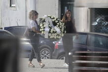 Sofia Ribeiro no último adeus ao pai