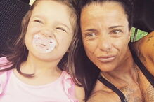 Andreia Leal e a filha Maria