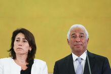 António Costa com a ministra da Administração Interna, Constança Urbano de Sousa