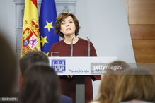 A vice-presidente do Governo espanhol, Soraya Sáenz de Santamaría