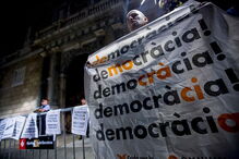 Manifestação na Catalunha