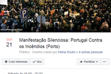 Incêndio, manifestação, Braga, Lisboa, Porto, Leiria