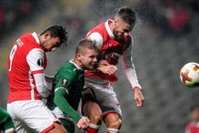 Braga foi à bulgária perder com o Ludogorets