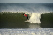 Frederico Morais, 'Kikas', em ação nas ondas de Peniche