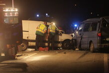 colisão, feridos, morto, Benavente, Santo Estevão, acidente