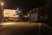 colisão, feridos, morto, Benavente, Santo Estevão, acidente