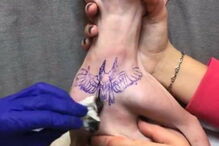 Modelo Elena Ivanickaya acusada de tortura depois de mostrar gato a ser tatuado nas redes sociais