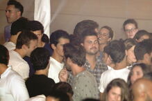 Bárbara diverte-se na noite lisboeta