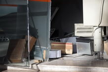 Assaltantes deixaram para trás rasto de destruição