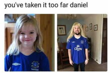 Jovem mascara-se de Maddie no Halloween