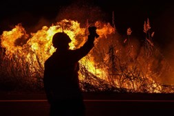 O inferno das chamas que está a devastar Portugal
