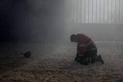 Bombeiro em dificuldades no incêndio na Lousã 