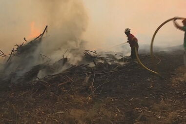 36 mortos e menos 3422 bombeiros na luta