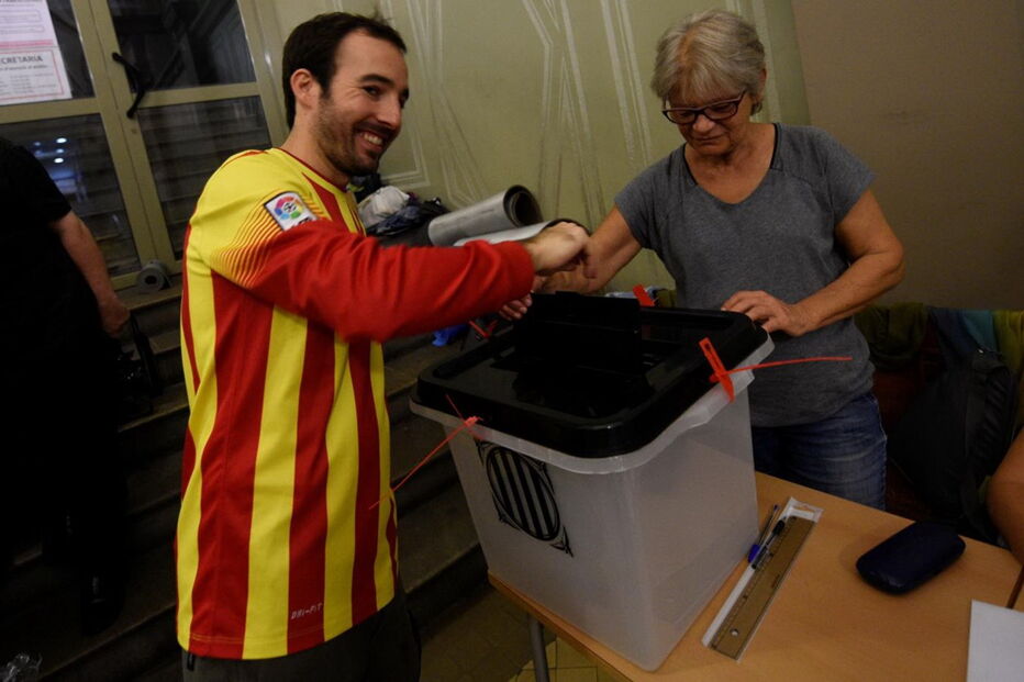 As imagens que marcam o referendo na Catalunha