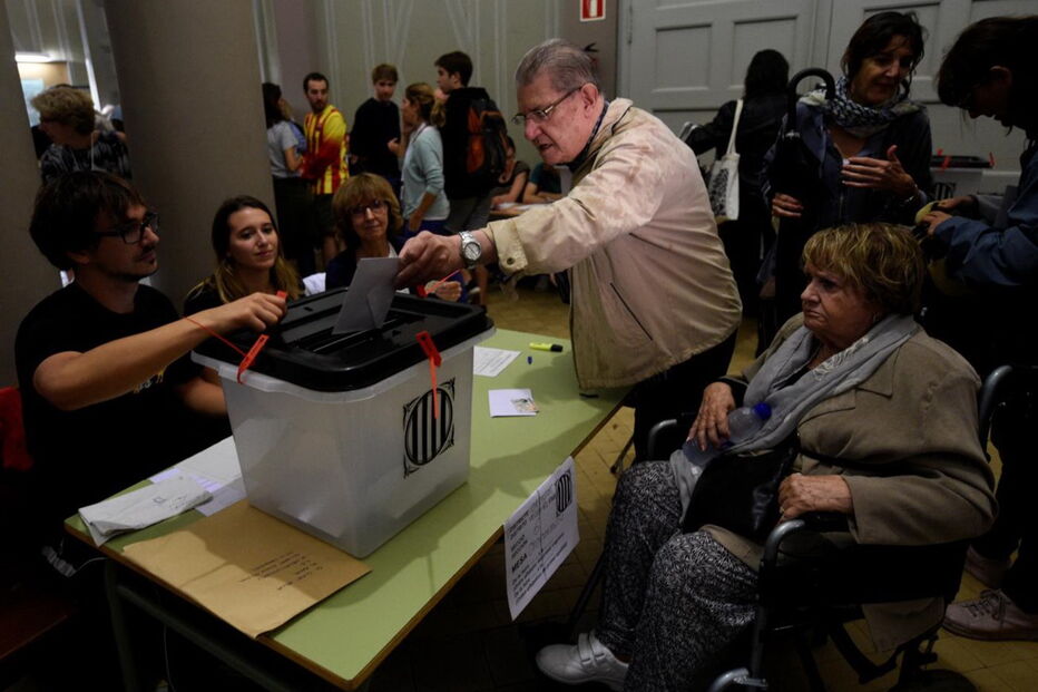 As imagens que marcam o referendo na Catalunha