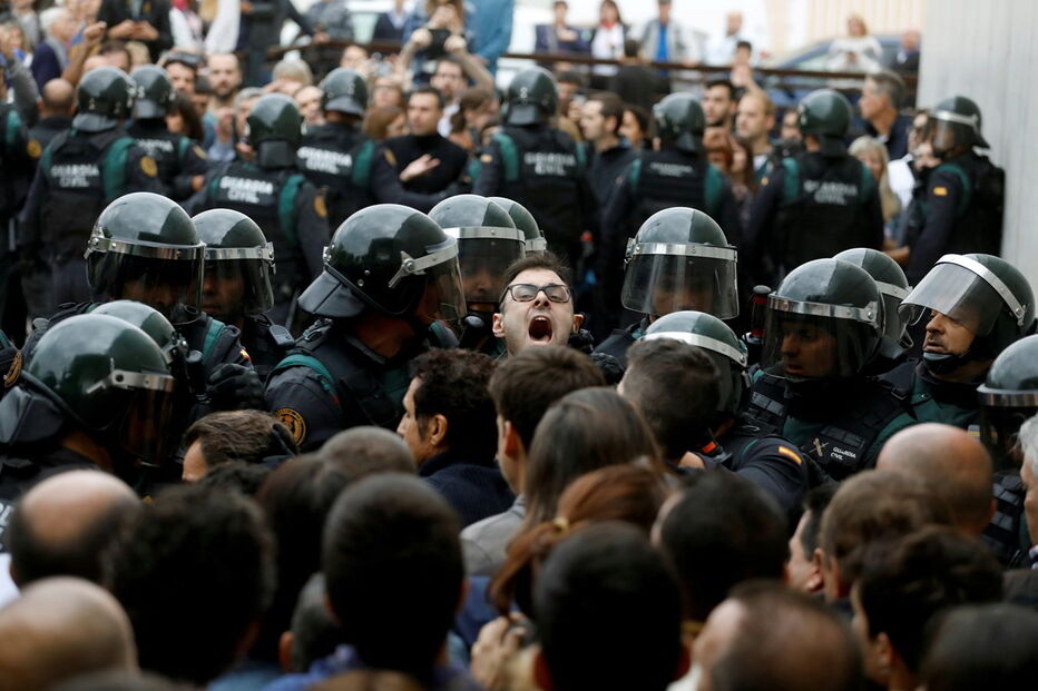  As imagens que marcam o referendo na Catalunha