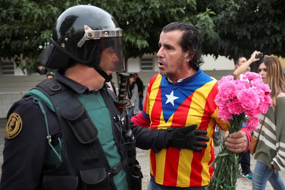 As imagens que marcaram o referendo na Catalunha