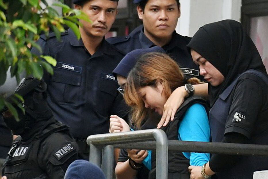 Siti Aisyah e Don Thi Houng são acusadas de terem matado Kim Jong-nam
