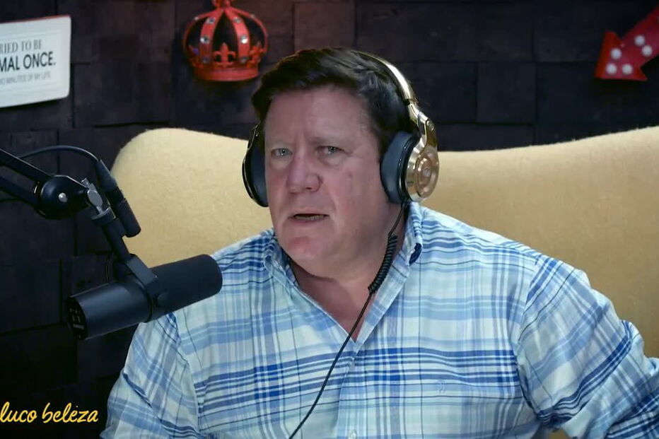 Herman José durante a entrevista com Rui Unas