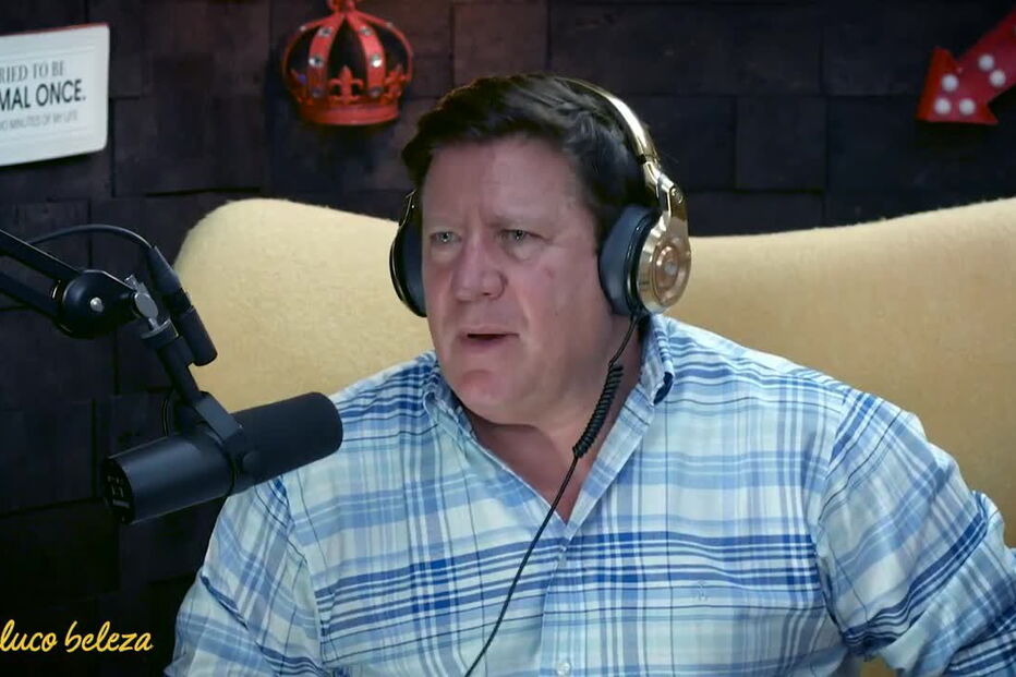 Herman José durante a entrevista com Rui Unas