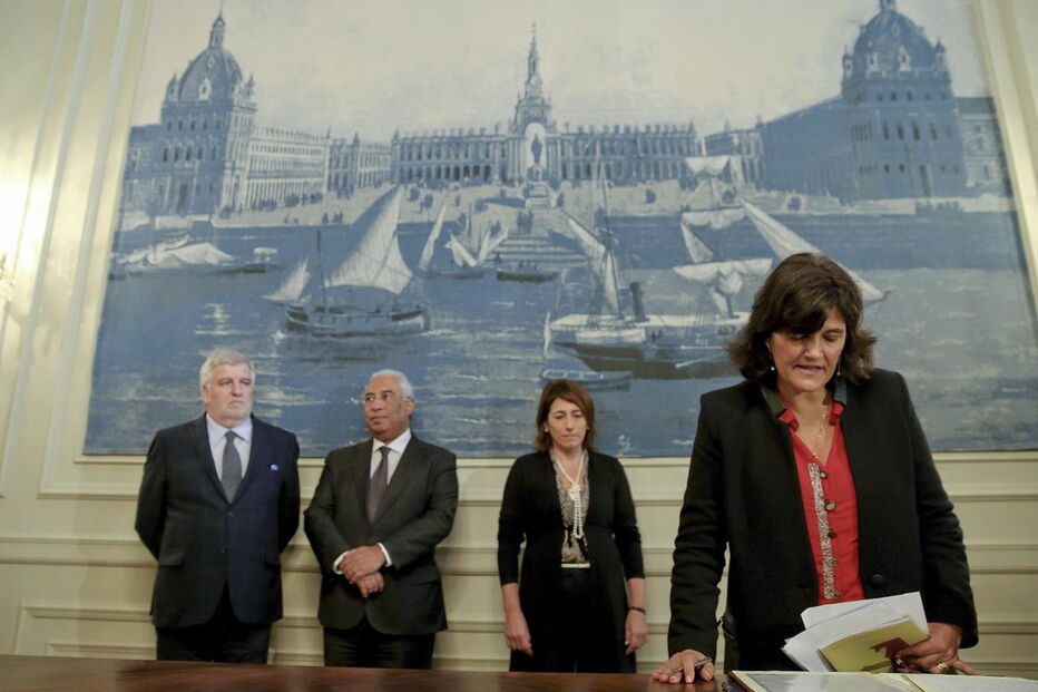 Luísa Maia Gonçalves na tomada de posse como diretora do SEF, em janeiro de 2016 