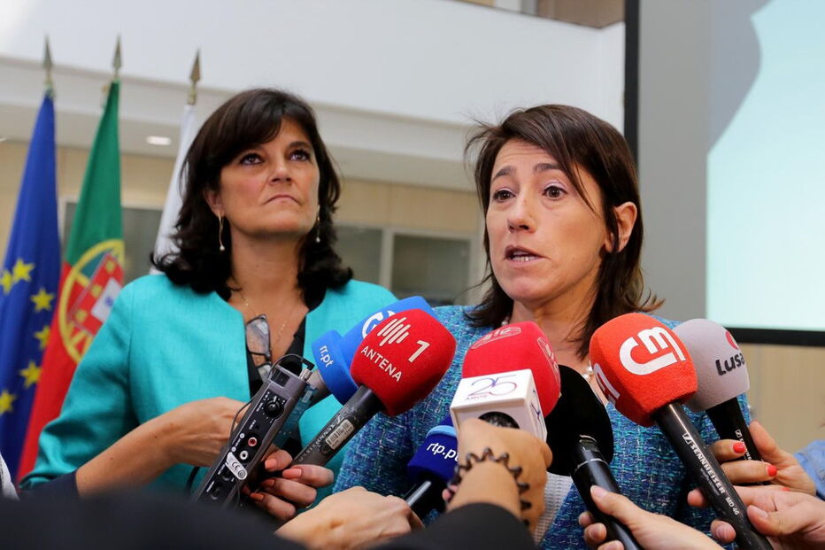  Constança Urbano de Sousa com Luísa Maia Gonçalves, em julho deste ano