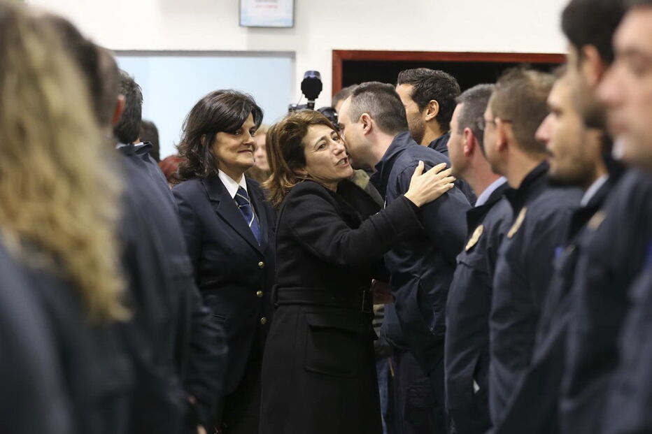 Constança Urbano de Sousa com Luísa Maia Gonçalves, em 2016