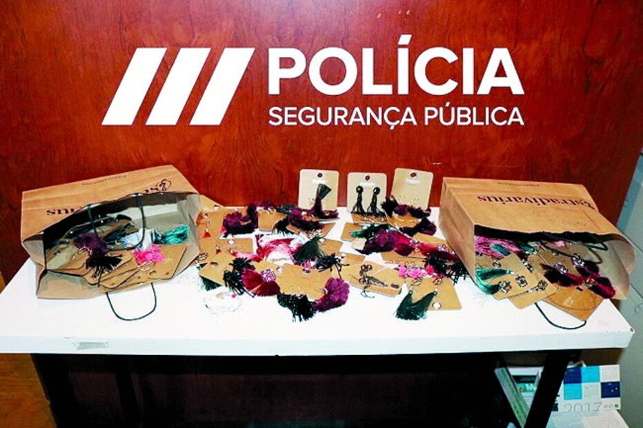 Material apreendido pela PSP 