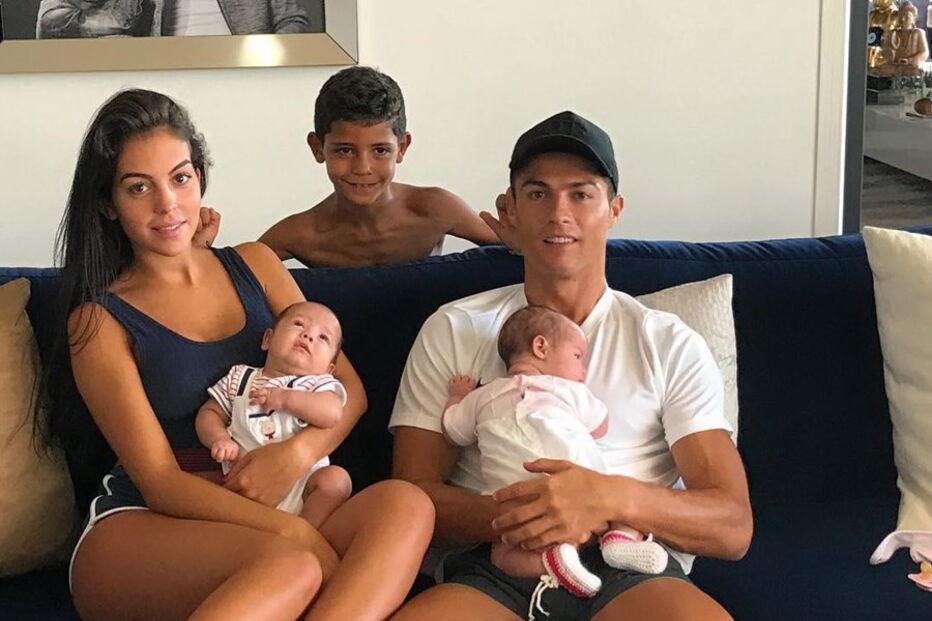 Ronaldo é inseparável dos filhos