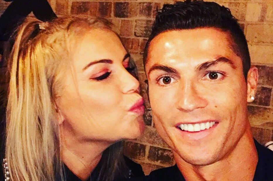 Katia Aveiro com Cristiano Ronaldo