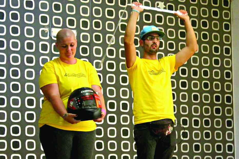 Daniela rapou o cabelo para simular queda