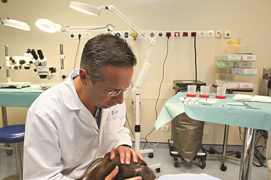 Calvície resolvida com transplante capilar