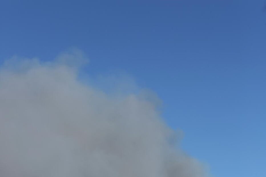 Incêndio de Gondomar e Valongo visto do Estádio do Dragão