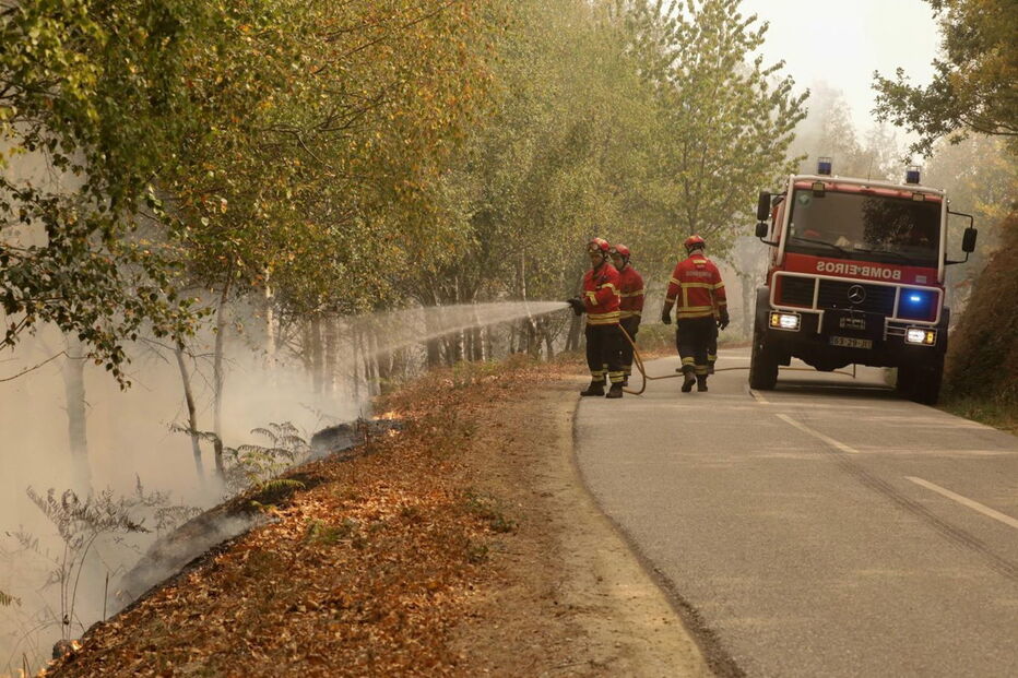 Fogo intenso alastrou aos concelhos de Pampilhosa da Serra e Arganil
