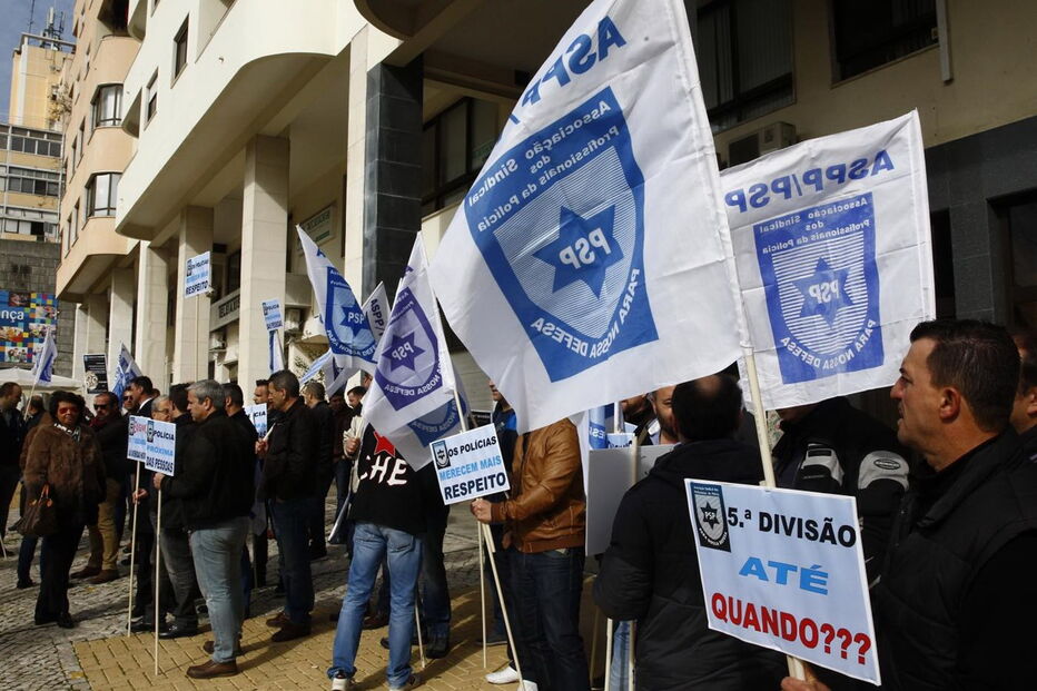 PSP, protesto, manifestação