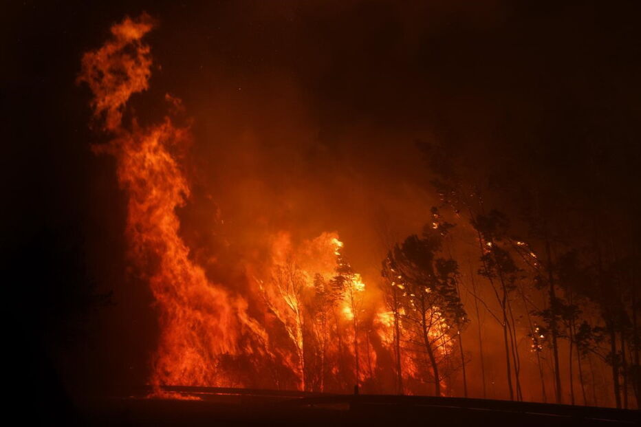 O inferno das chamas que está a devastar Portugal