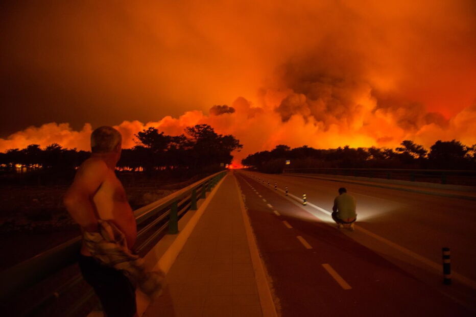 Incêndio na Marinha Grande