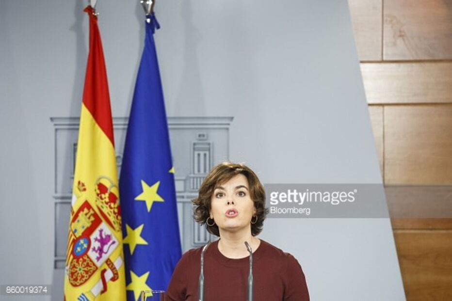 A vice-presidente do Governo espanhol, Soraya Sáenz de Santamaría