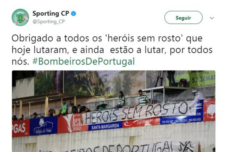 Sporting, Portugal, incêndios