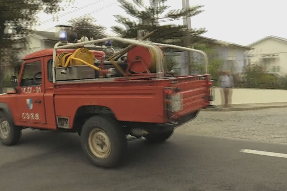 Inferno de chamas assusta coração da cidade de Braga