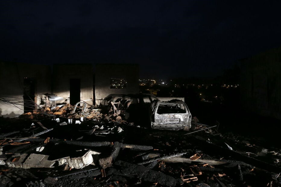 Destroços, incêndios, Portugal 