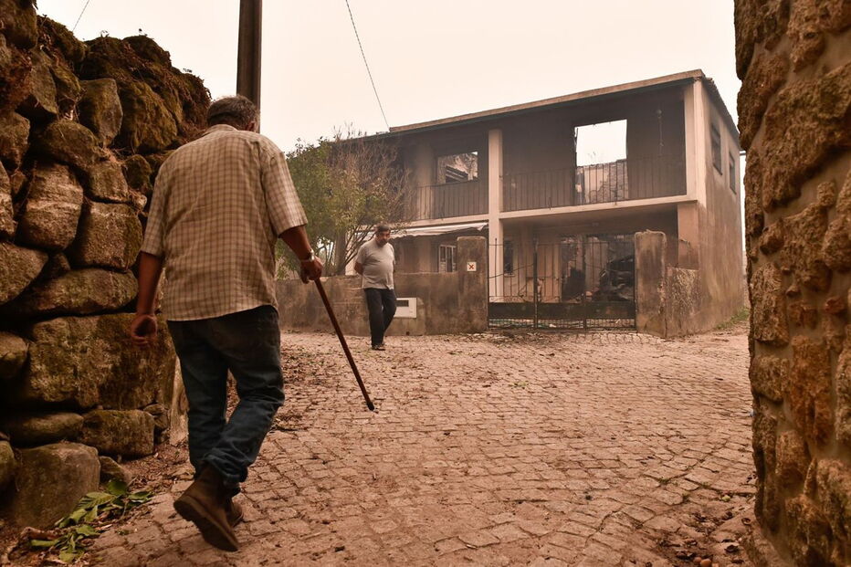 Destroços, incêndios, Portugal 