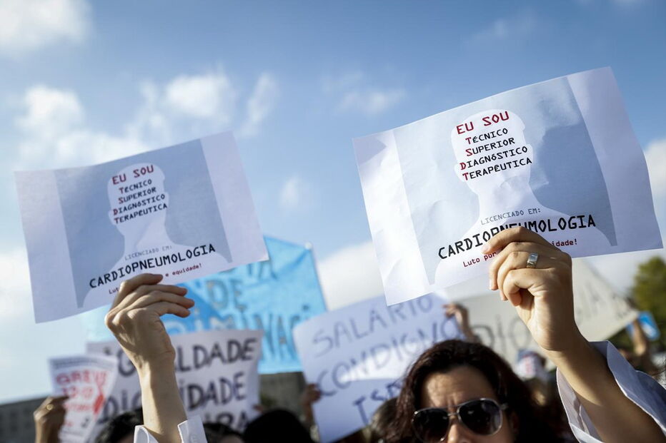 Técnicos de Diagnóstico em Protesto, a 12 de outubro