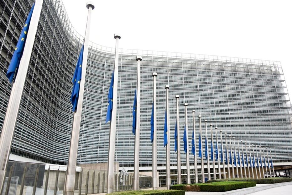 Bandeiras, Parlamento, Europa, Portugal, UE