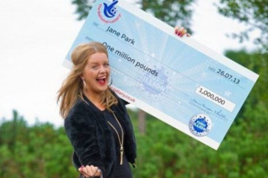 Euromilionária Jane Park com 17 anos, quando ganhou o sorteio